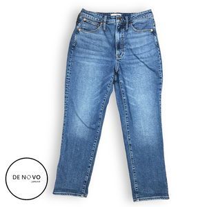 Madewell Perfect Curvy Jeans Cotton Wool Blend Size 30 Blue